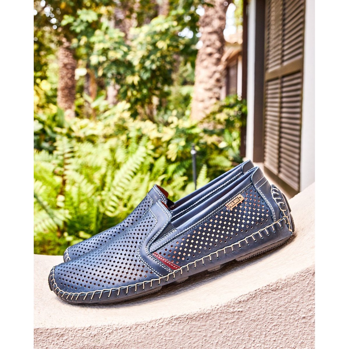 Mocassins cuir Jerez blue, PIKOLINOS