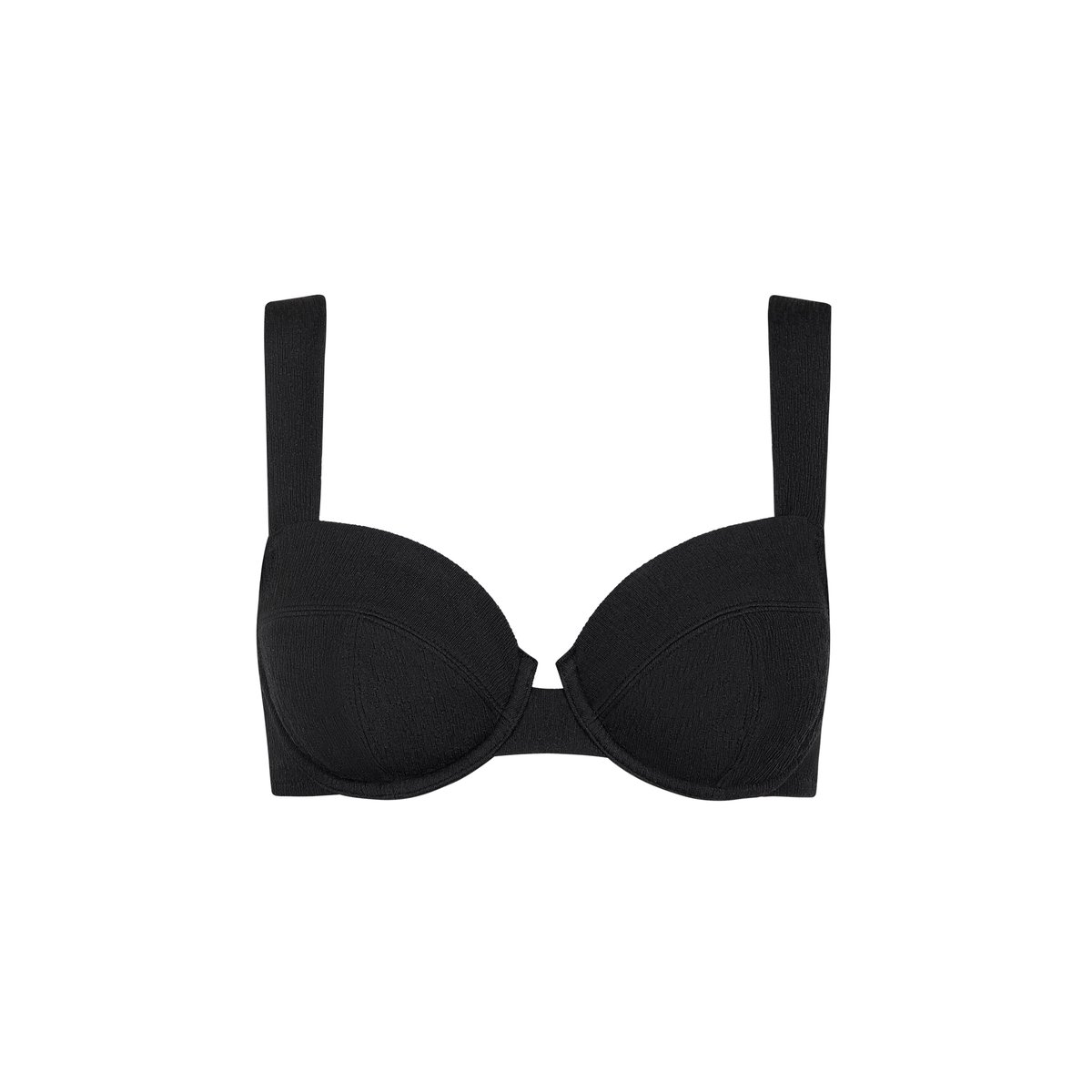 Haut maillot de bain armaturé MALAGA noir, LISCA