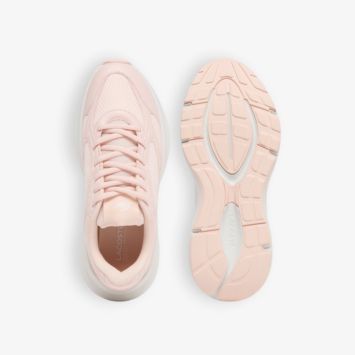 Sneakers Run Set Evo femme rose-208, LACOSTE