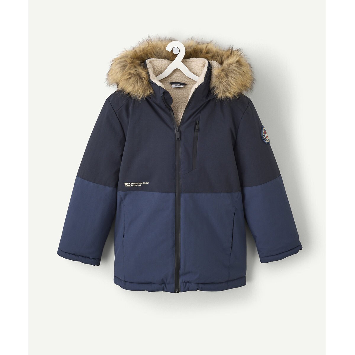 Hooded Parka blue, TAPE A L'OEIL