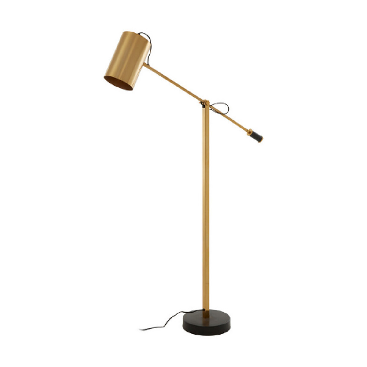 Marcon Black & Gold Vintage-Style Task Floor Lamp gold, SO'HOME