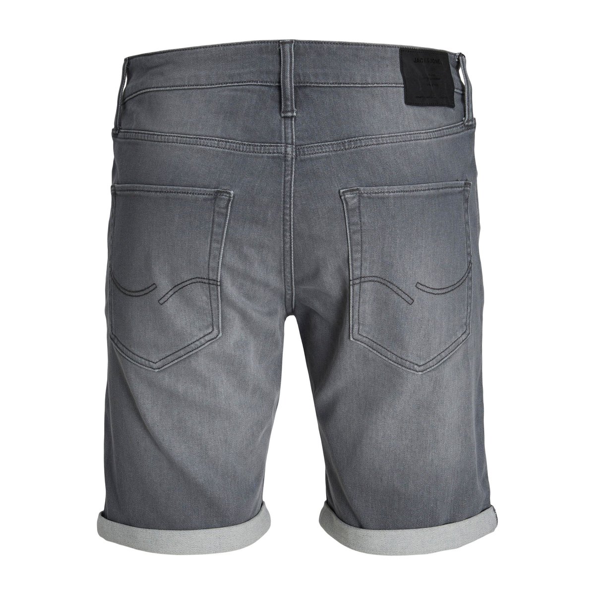 Plus Size Short coupe classique Regular Fit Short coupe classique grey denim, JACK & JONES