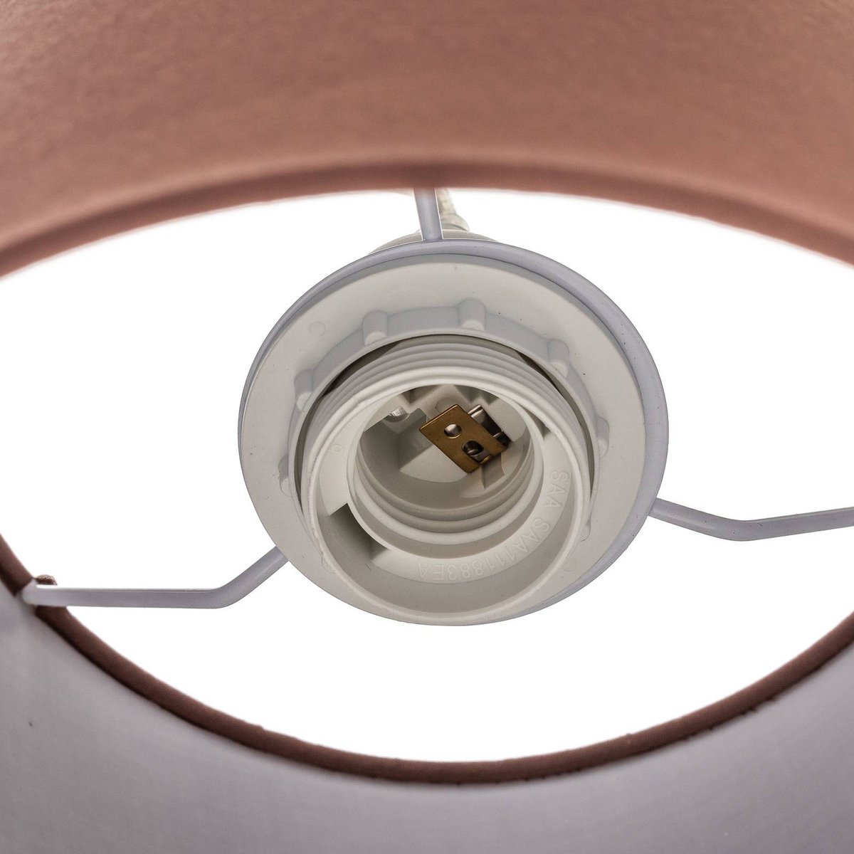 Suspension en textile jeunes, Thamila nickel, caramel, noir, gris, blanc, marron, LUCANDE