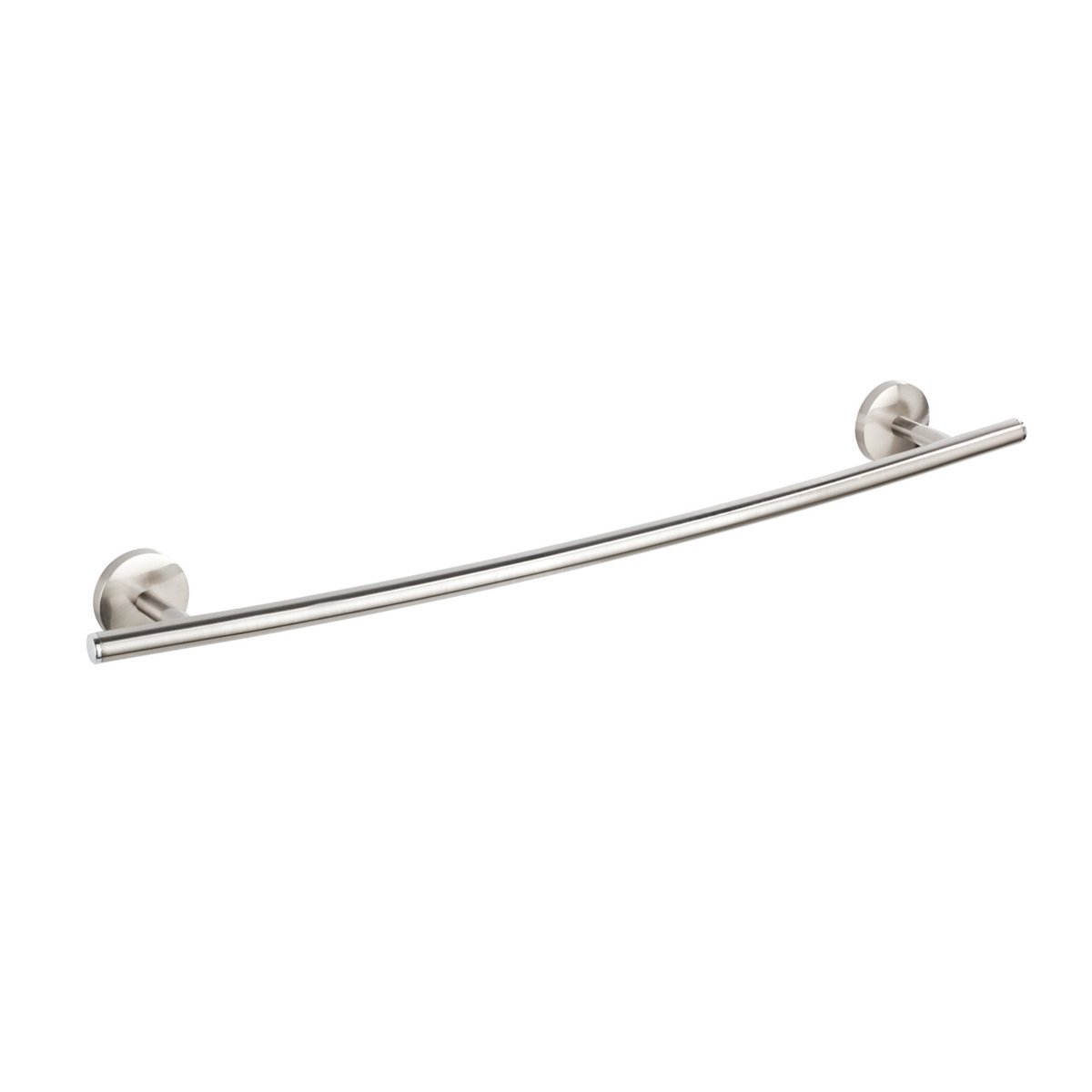 Barre porte-serviette murale CUBA argent mat, WENKO