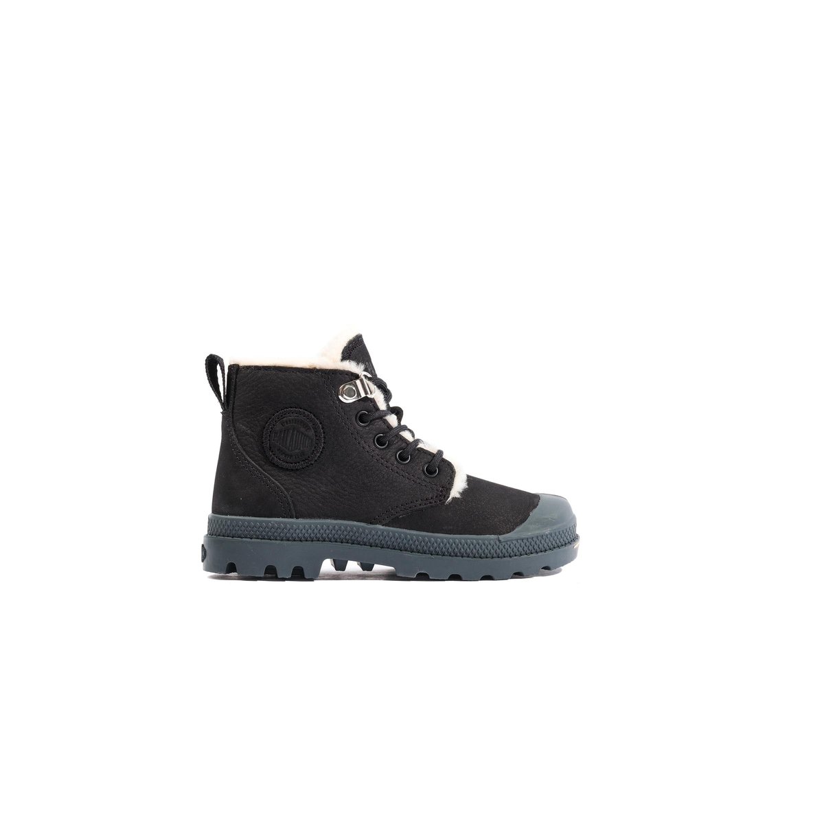 Baskets montantes en coton PAMPA ZIP WL noir-black, PALLADIUM