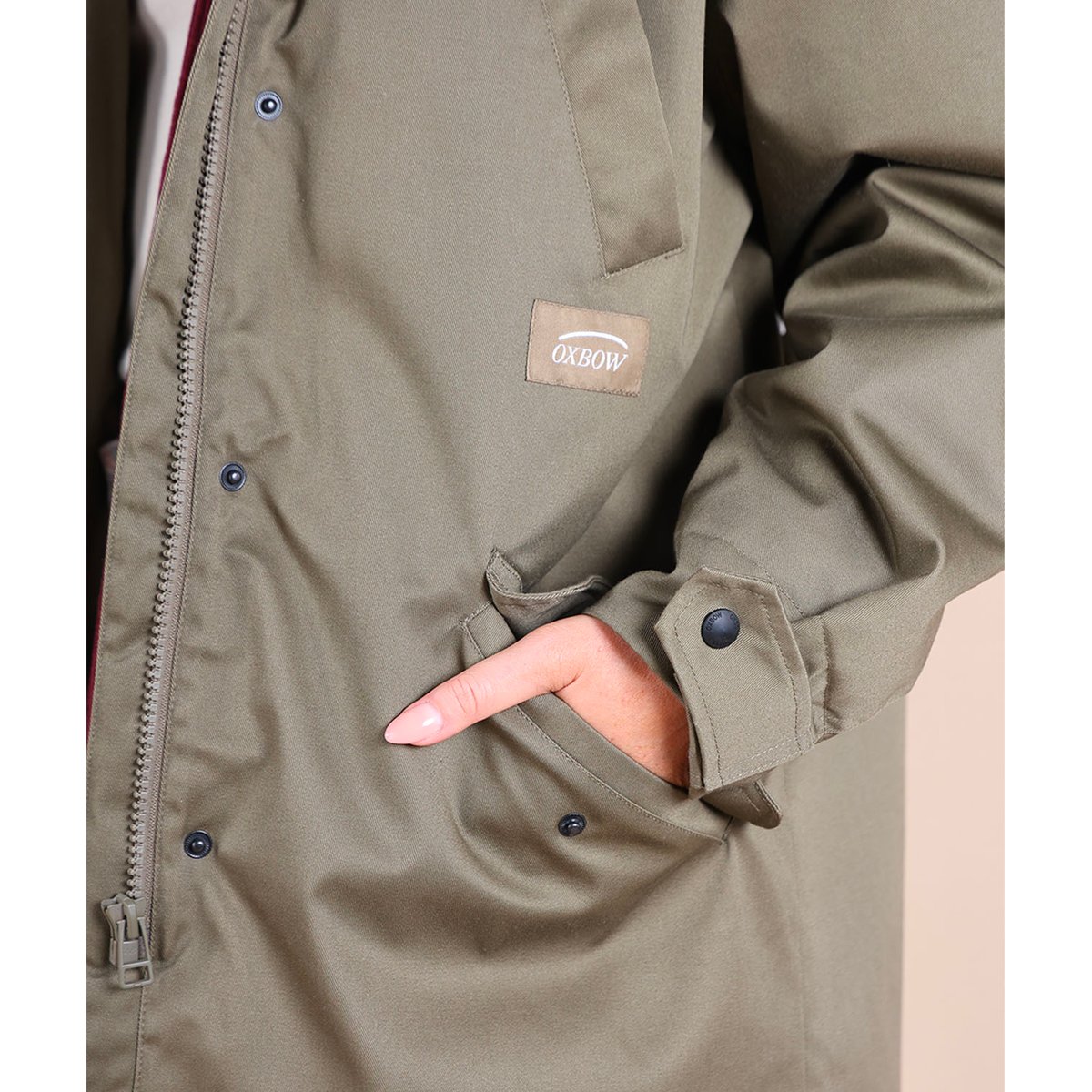 Parka doublée sherpa JELLAN army, OXBOW