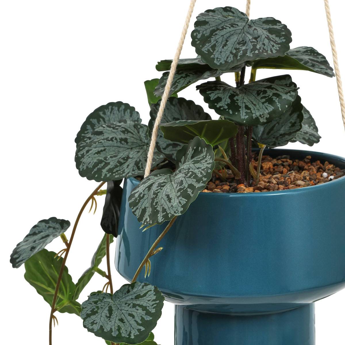 Plante suspendue Homy H.80cm blanc, ATMOSPHERA