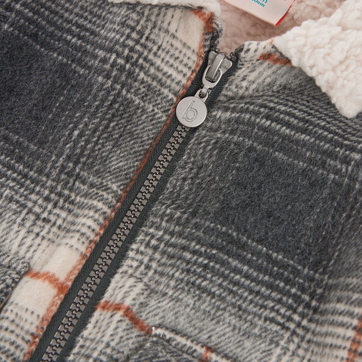 Manteau garçon à carreaux avec molleton multicolore, BOBOLI