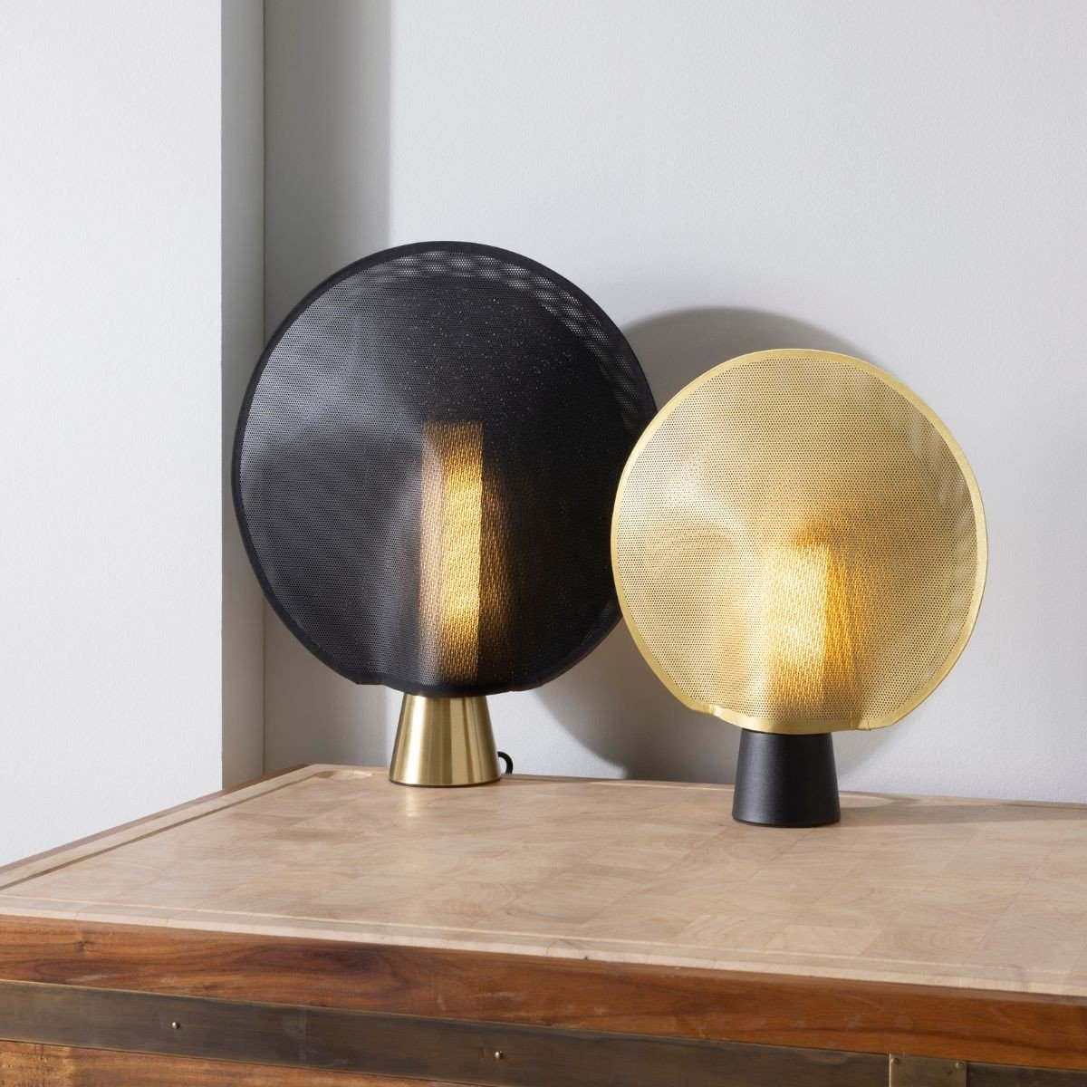 Lampe Maille D.28cm noir, SIGNATURE