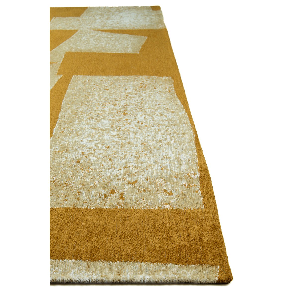 Tapis intérieur/extérieur moderne tissé plat SPRING marron, NOVATREND