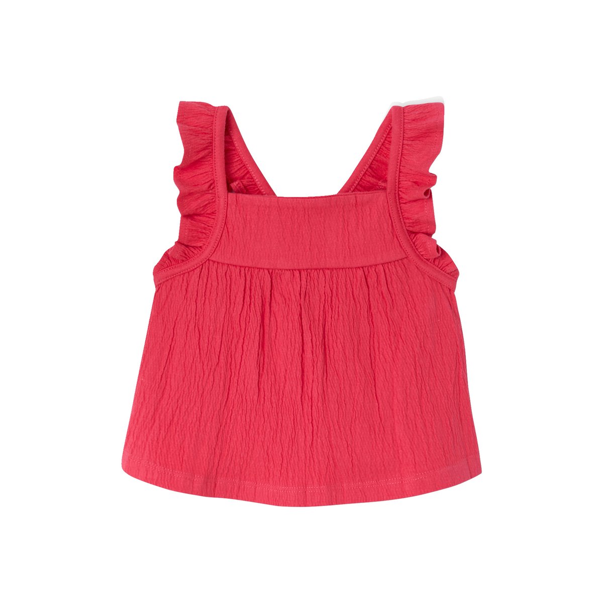 T-shirt sans manche framboise, VERTBAUDET