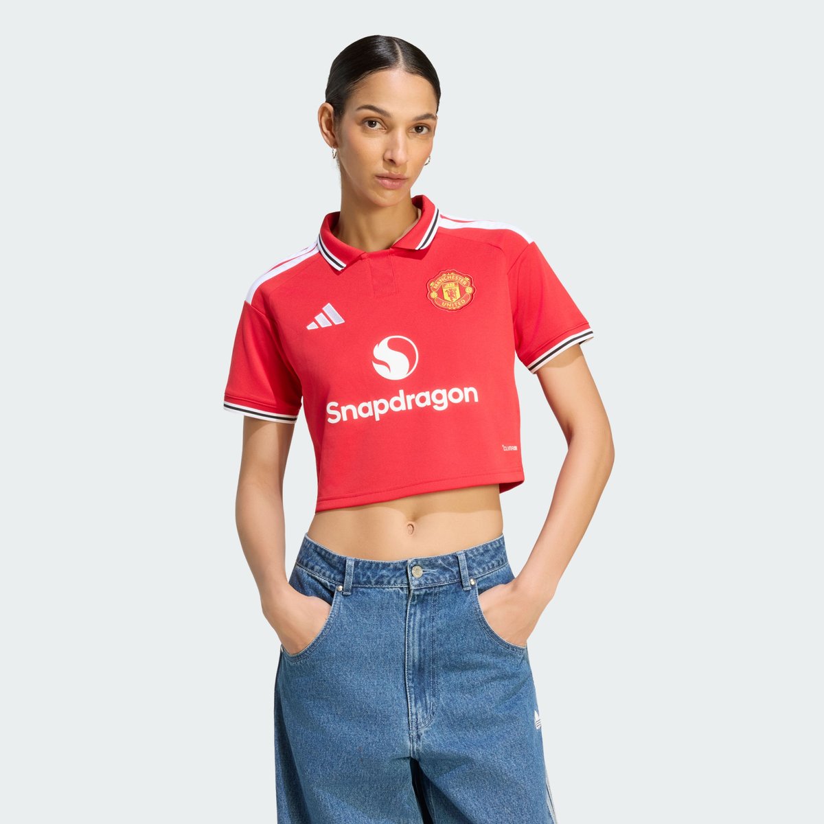 Maillot Domicile Manchester United 26/27 Crop Maillot Domicile Manchester United 26/27 Crop mufc red, adidas Performance