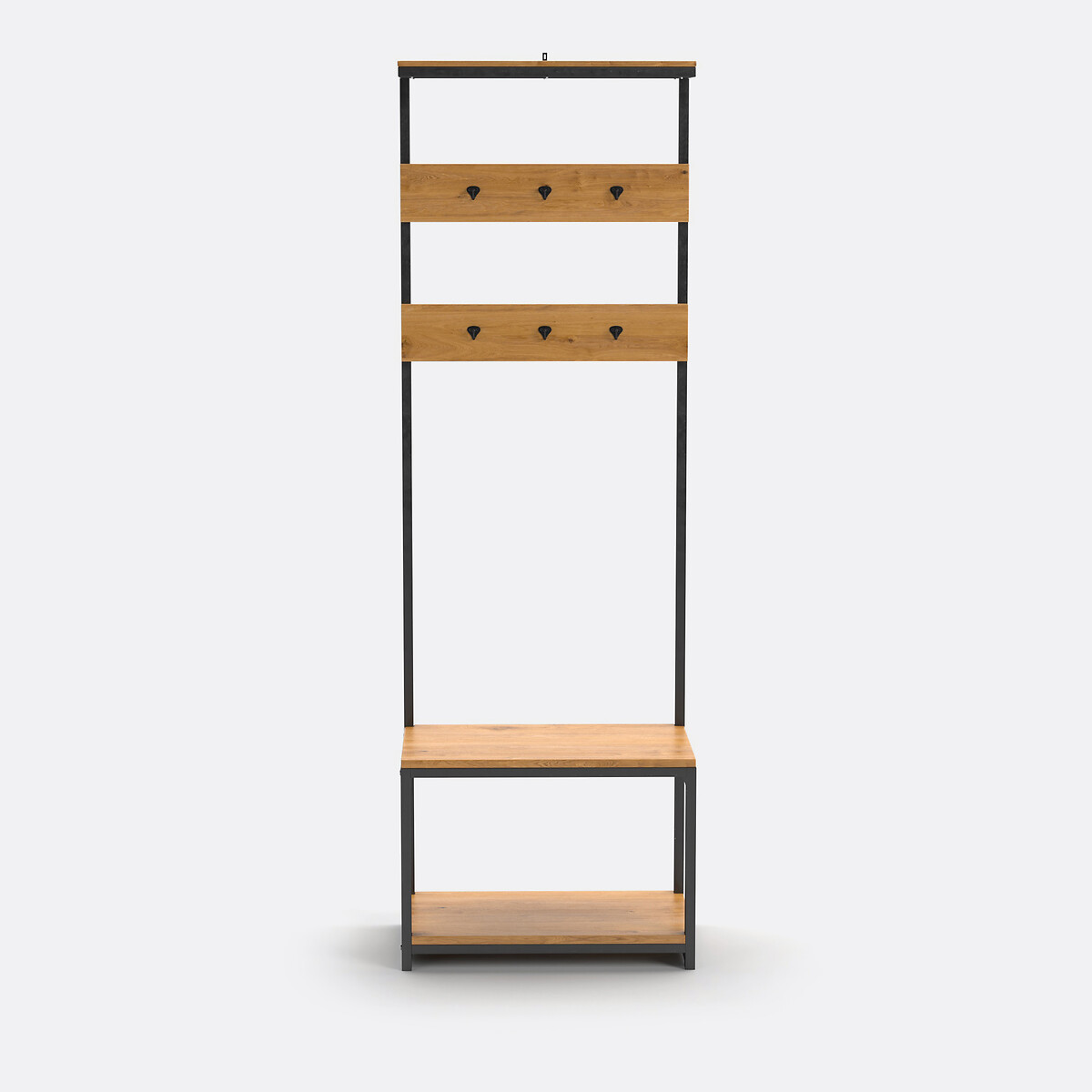 Hiba Hallway Coat Rack & Bench wood/metal, LA REDOUTE INTERIEURS