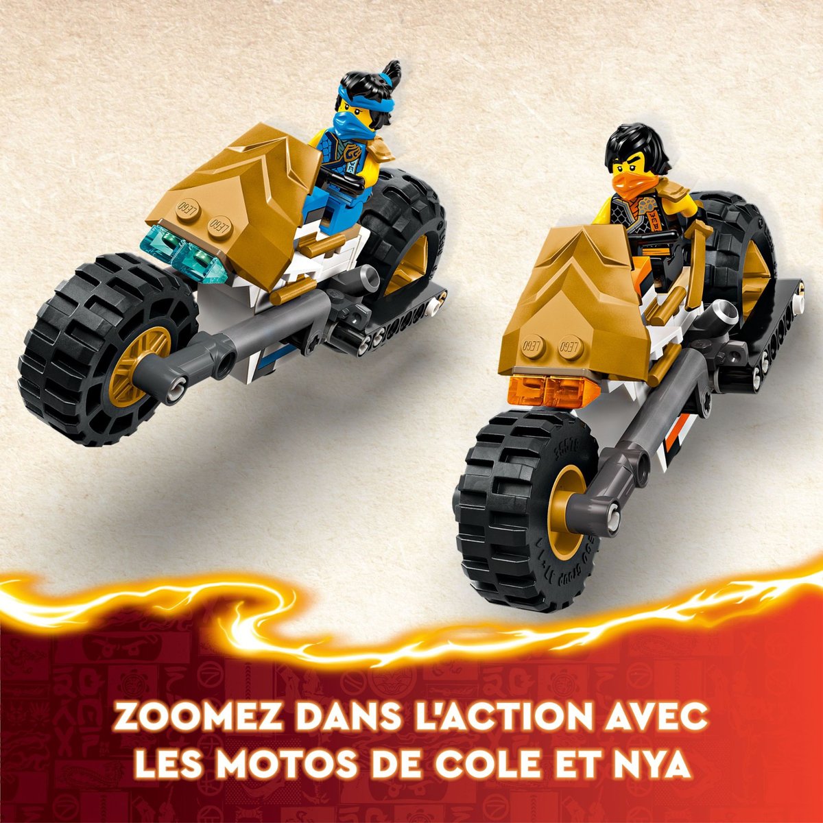 LEGO NINJAGO - Véhicule Combiné des Ninjas - 71820 - Aventure 4-en-1 v019845, LEGO