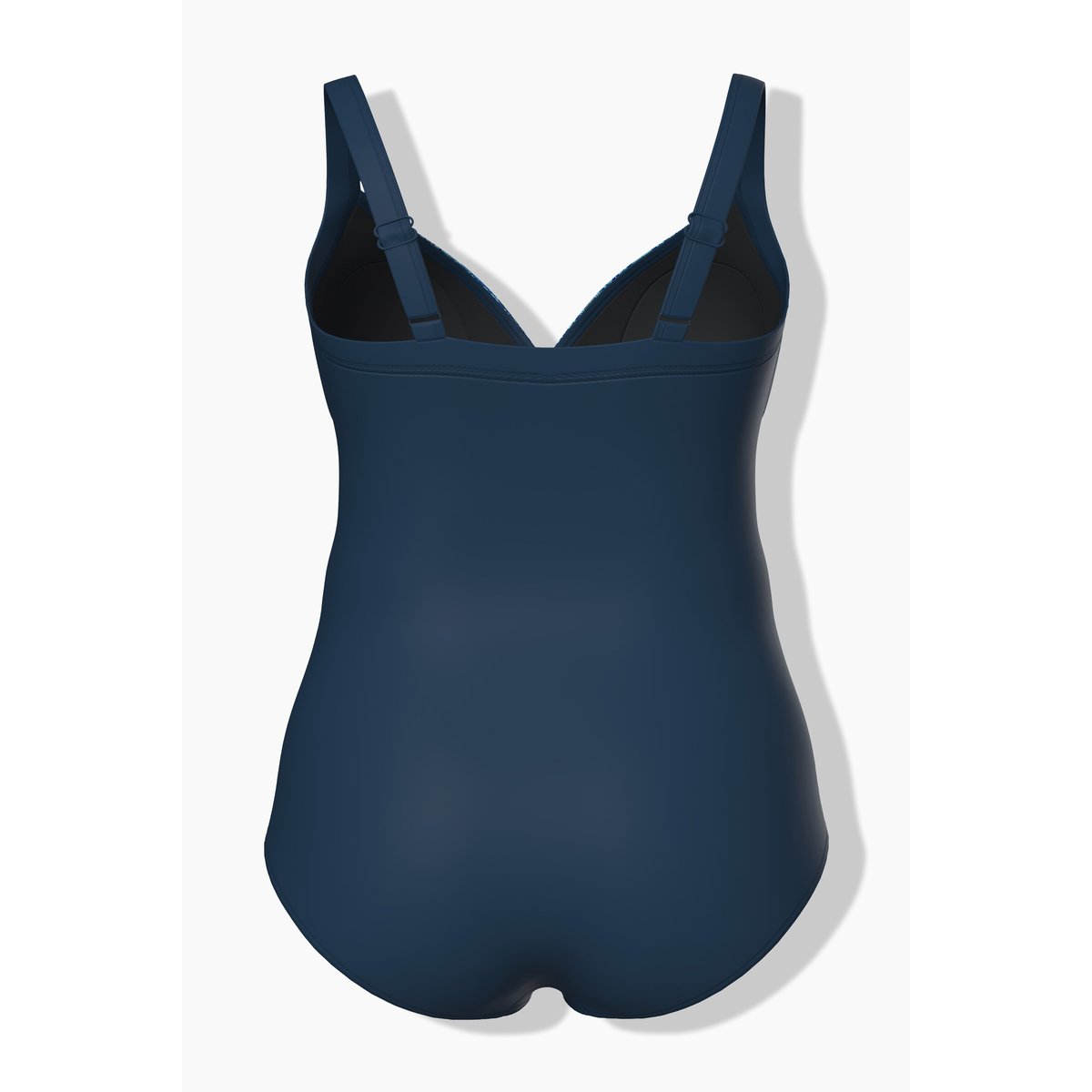 Maillot de bain à bonnets souples bleu foncé, ULLA POPKEN