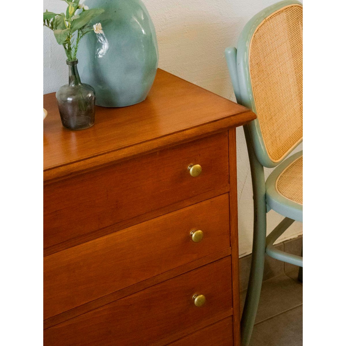 Commode en bois clair Garance N°590 - Bon état bois clair, DEBONGOUT