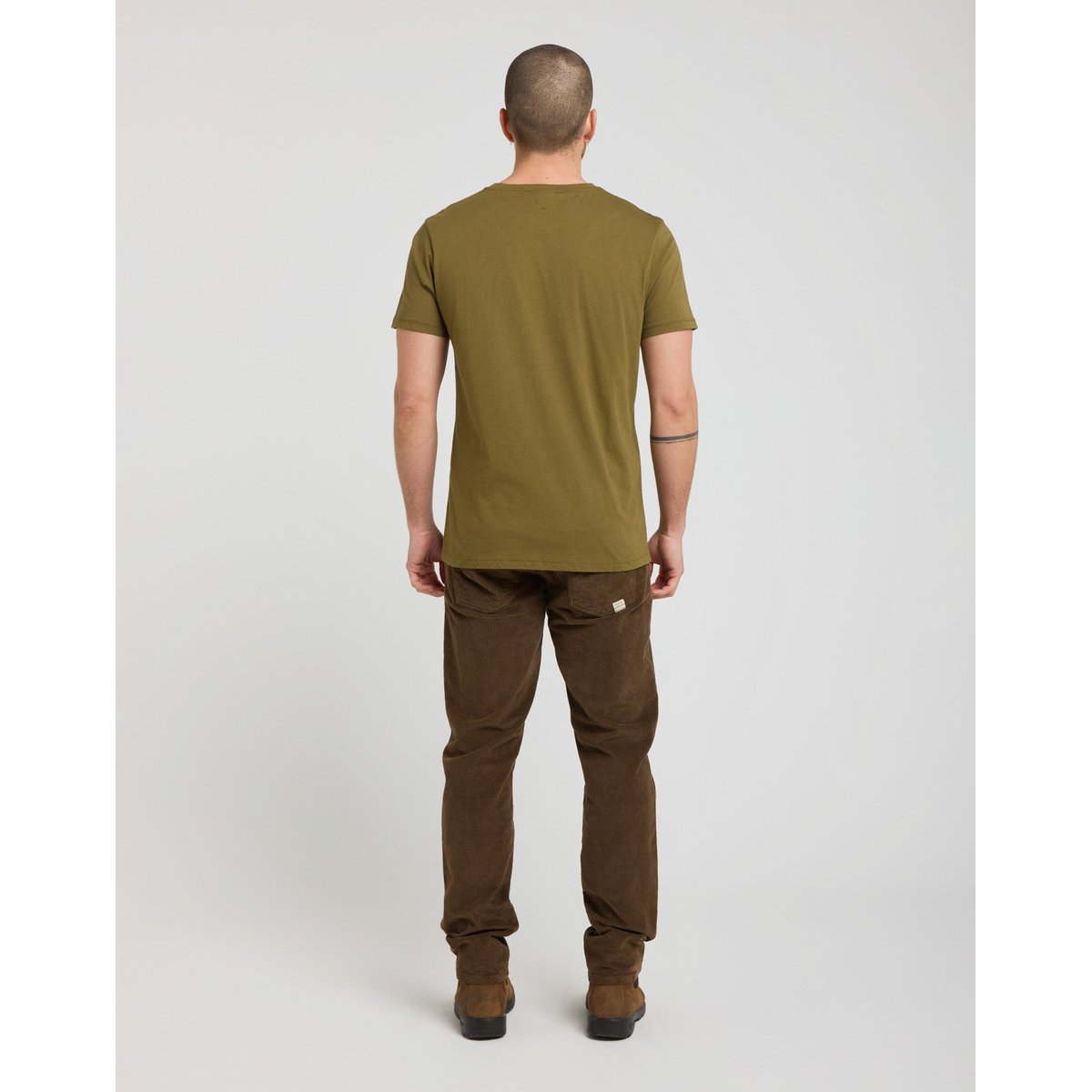 PANTALON REGULAR VELOURS ROYMOB marron, PULLIN