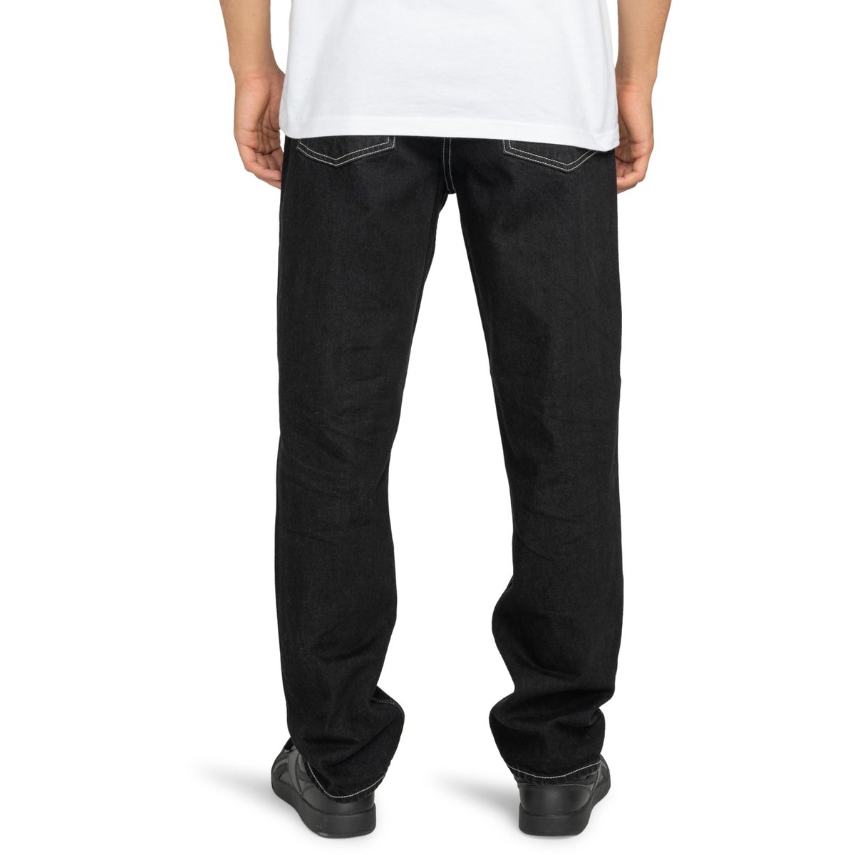 Jean REGULAR 5 DENIM noir washed black, ELEMENT