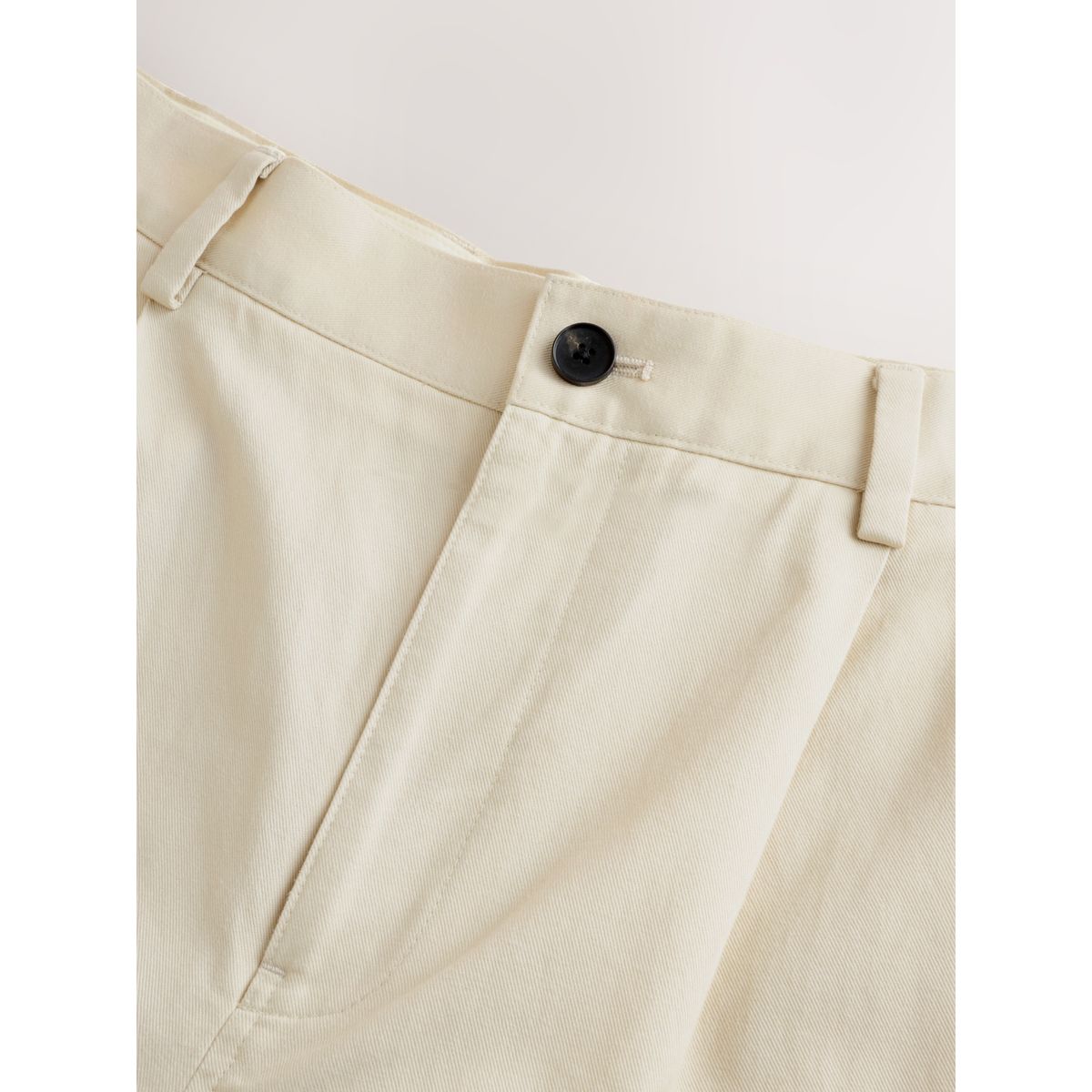 Pantalon de costume en coton et lyocell écru, NEXT