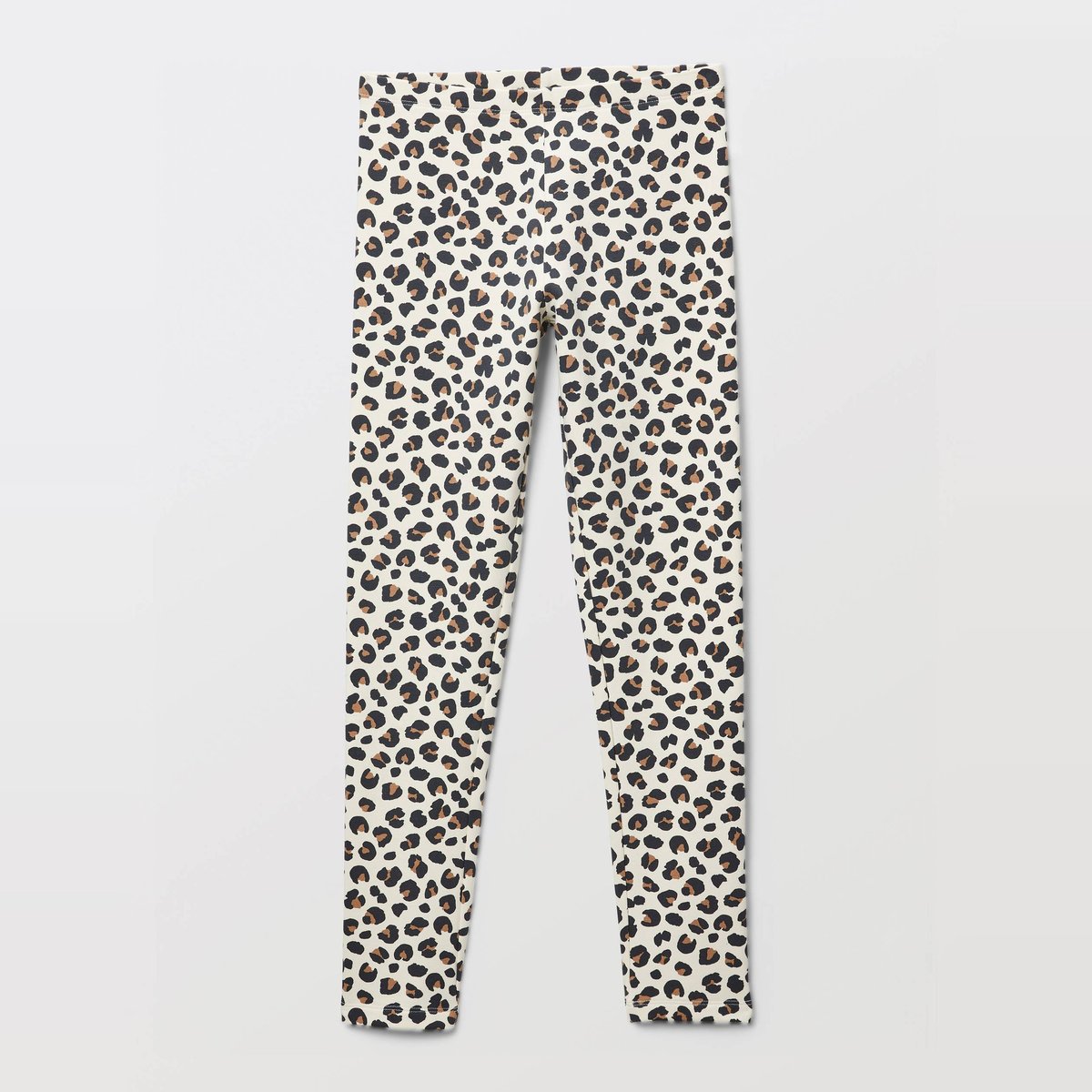 Legging chaud imprimé léopard amaretti, MONOPRIX