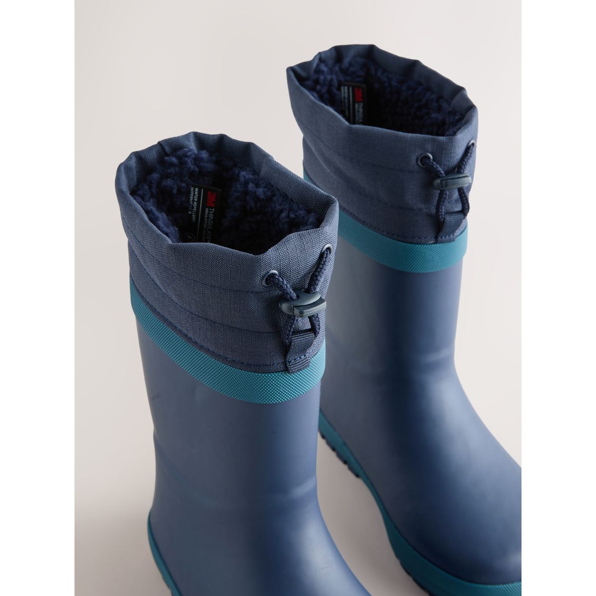 Bottes en caoutchouc à revers réglable bleu marine, NEXT