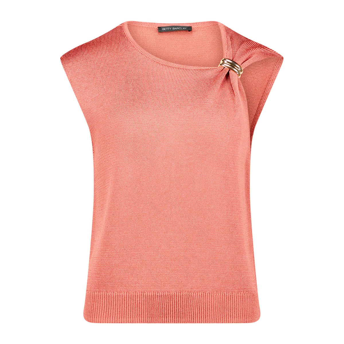 Top en maille à boucle light mahogany, BETTY BARCLAY