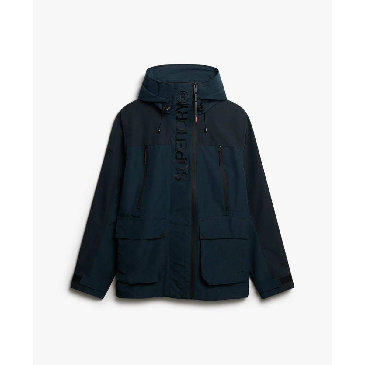 Veste Coupe-vent Color Block graphite bleu, SUPERDRY