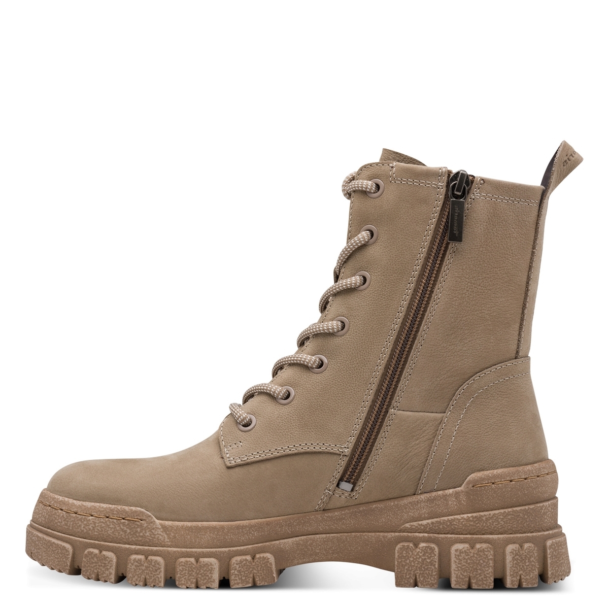 Bottine à talon marron taupe, TAMARIS
