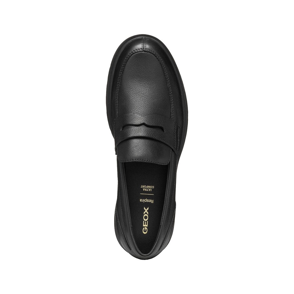 Mocassins en cuir, SPHERICA EC1 noir, GEOX