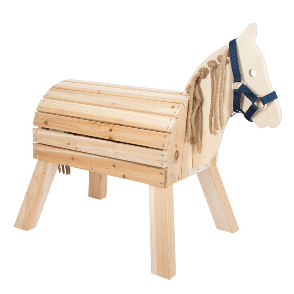 Cheval de bois compact beige, SMALL FOOT COMPANY