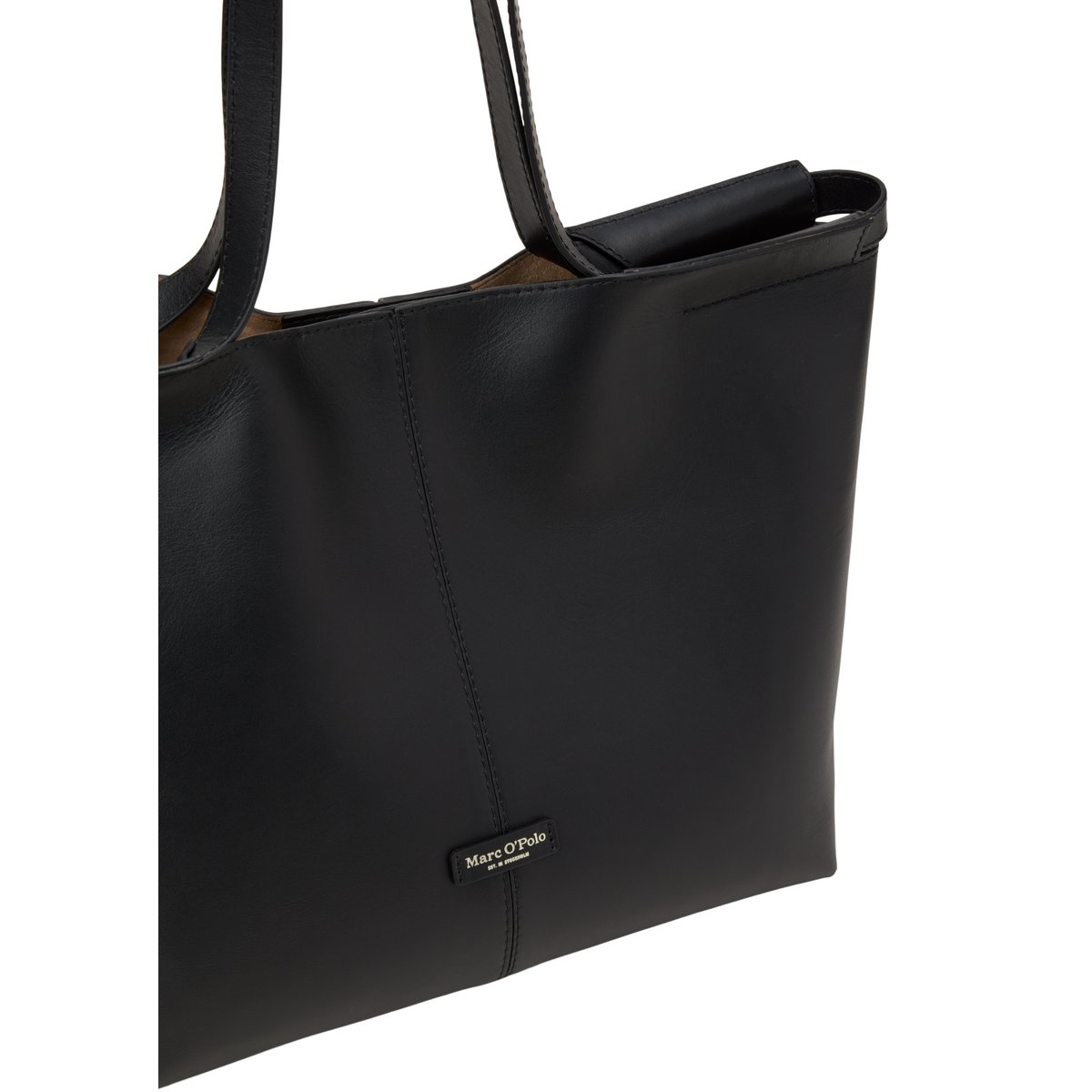 Shopper avec pochette intérieure amovible noir, MARC O'POLO
