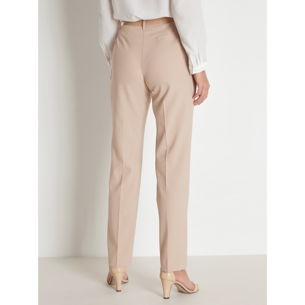 Pantalon tout élastiqué beige, DAXON