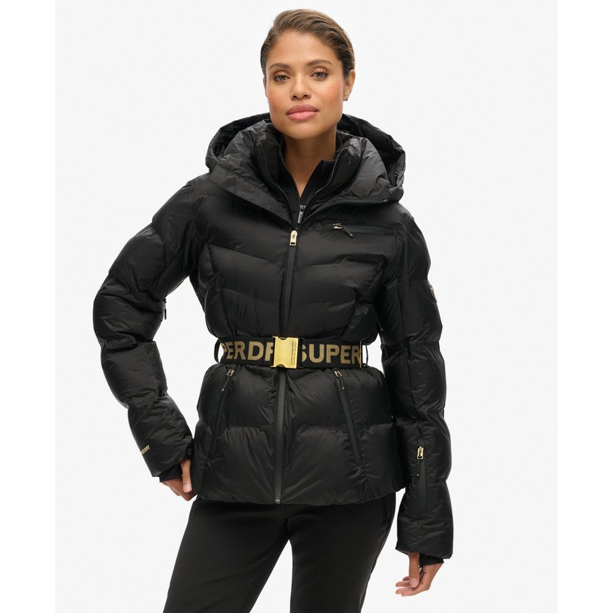 Doudoune de ski Luxe noir, SUPERDRY