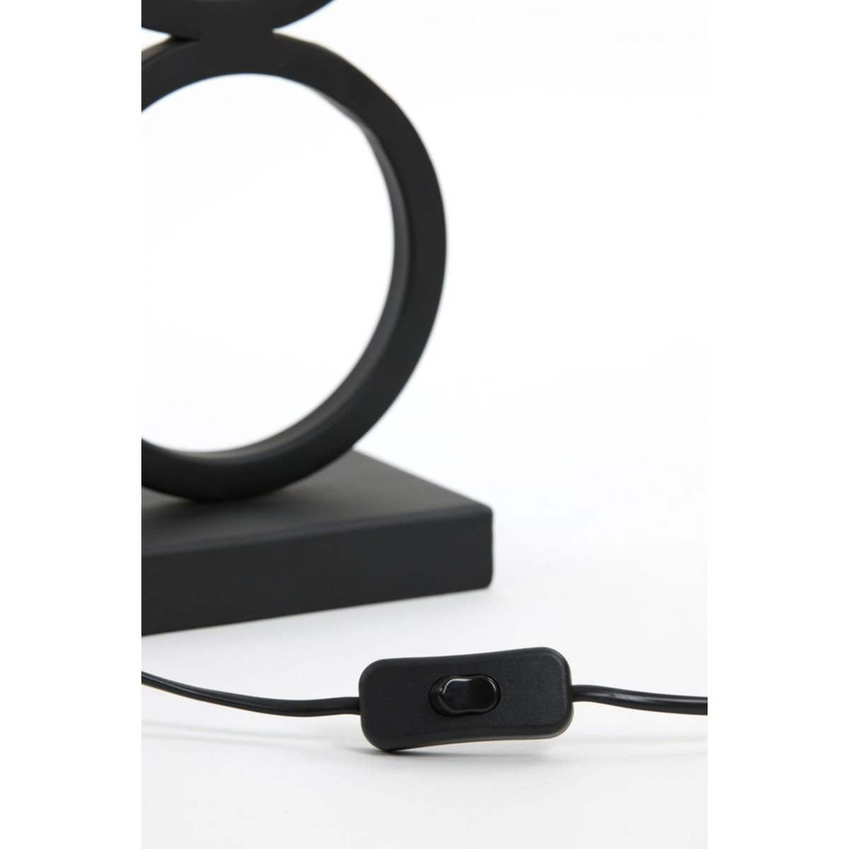 Pied De Lampe Métal STELIOS noir, LIGHT & LIVING