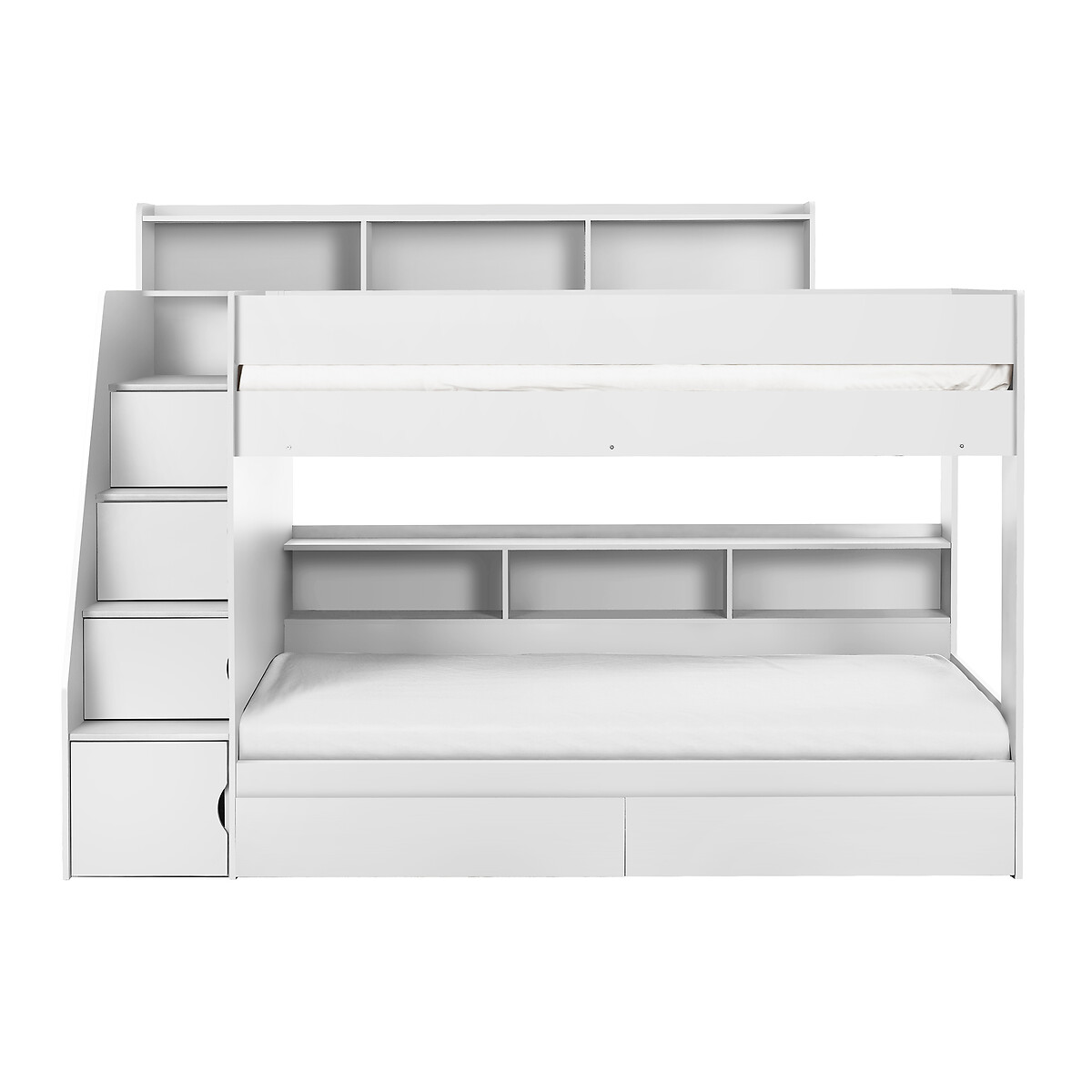 Dawson Staircase Bunk Bed white, SO'HOME