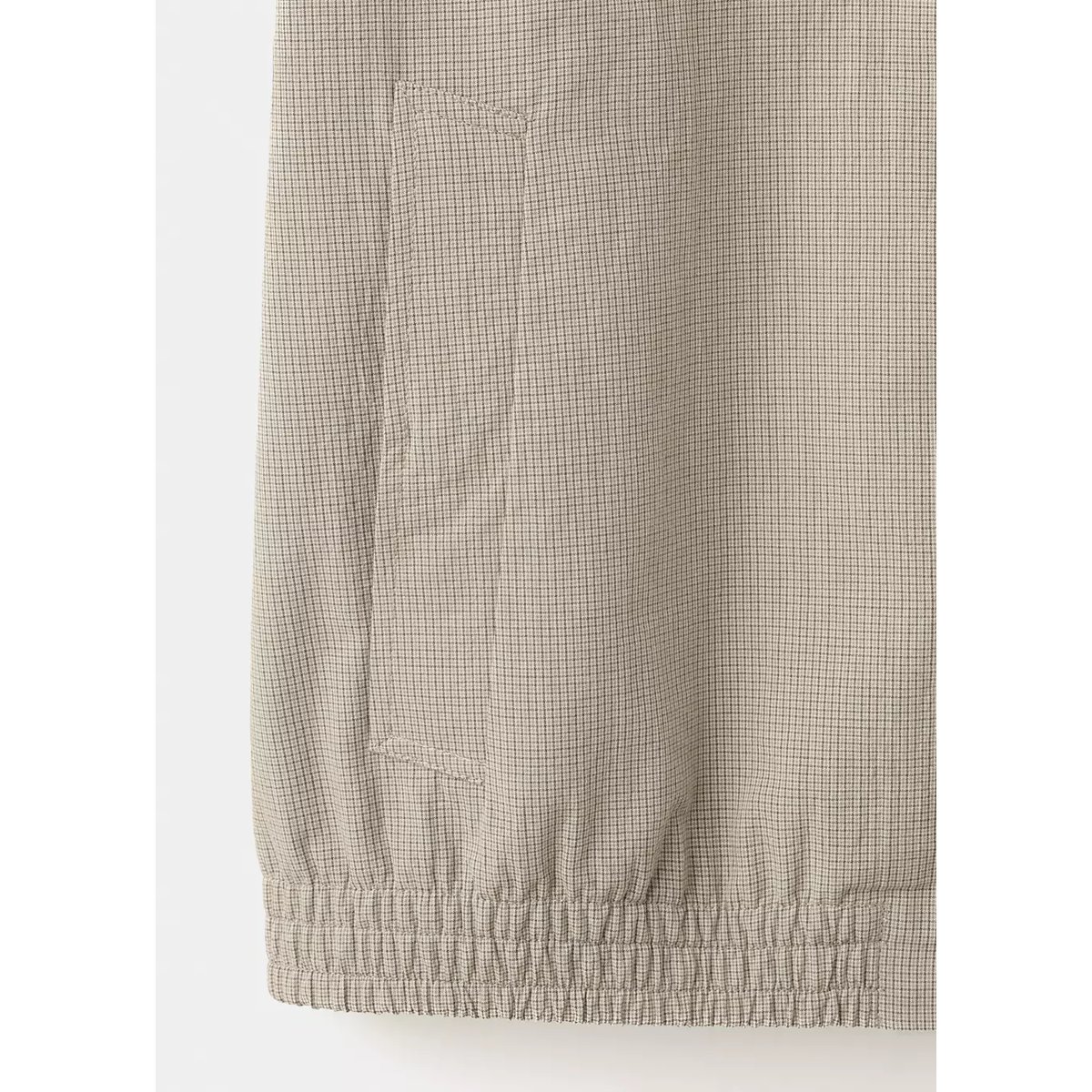 Veste à petits carreaux 100 % coton beige, MANGO MAN