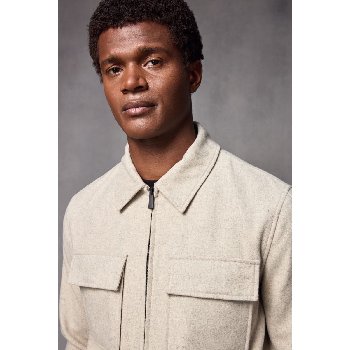 Veste chemise crème écru, NEXT
