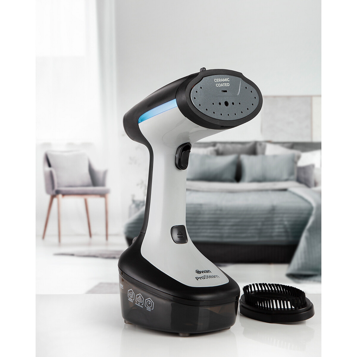Portable Handheld Garment Steamer - SI12022 grey, SWAN