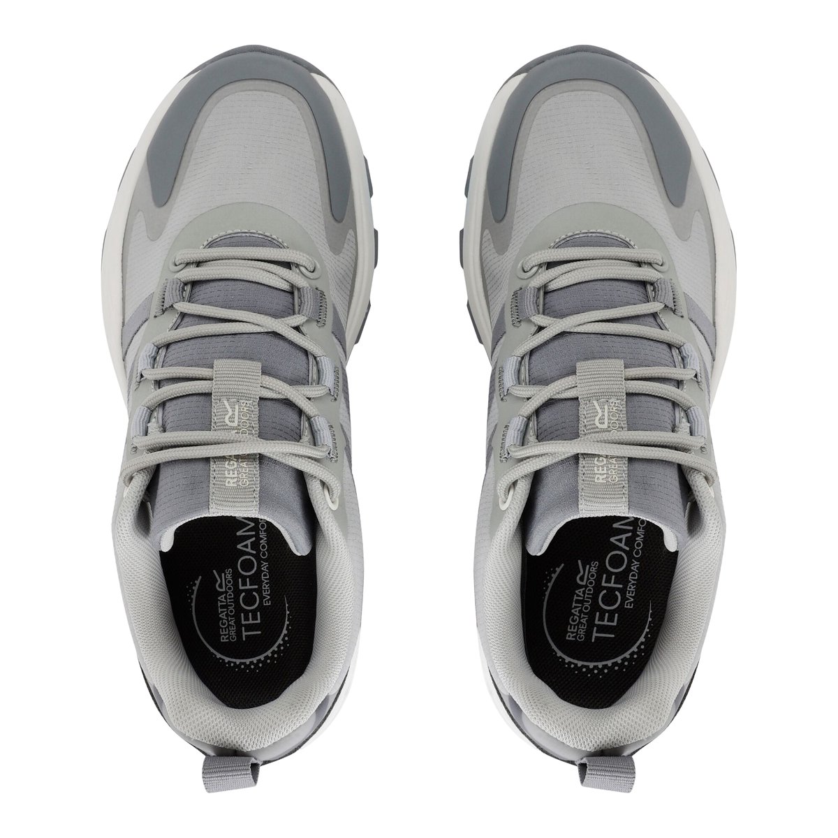 Baskets LEIGHTON gris clair, REGATTA