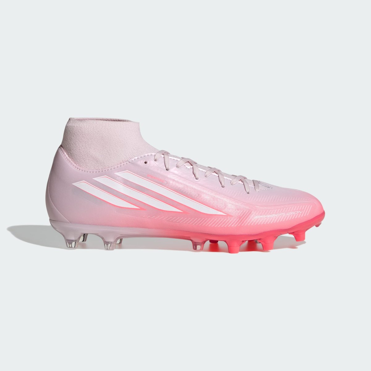 Chaussure De Football Mi-Montante F50 Sparkfusion League Terrain Souple/Terrain Synthétique Femmes solar turbo / cloud white / distilled pink, adidas Performance