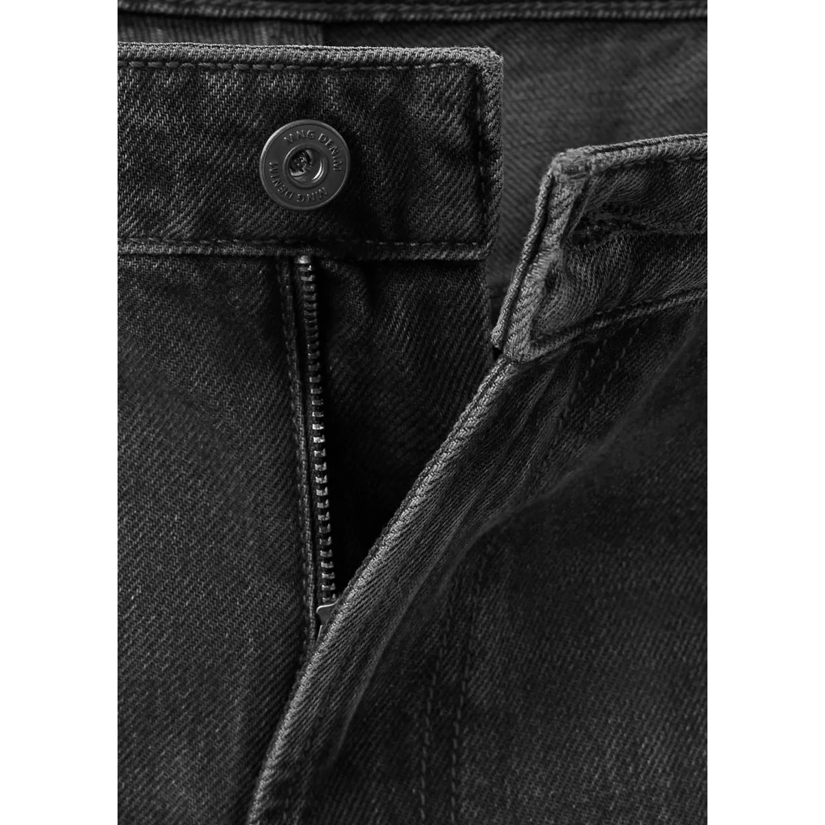 Jean Moby relaxed fit délavé foncé gris, MANGO MAN