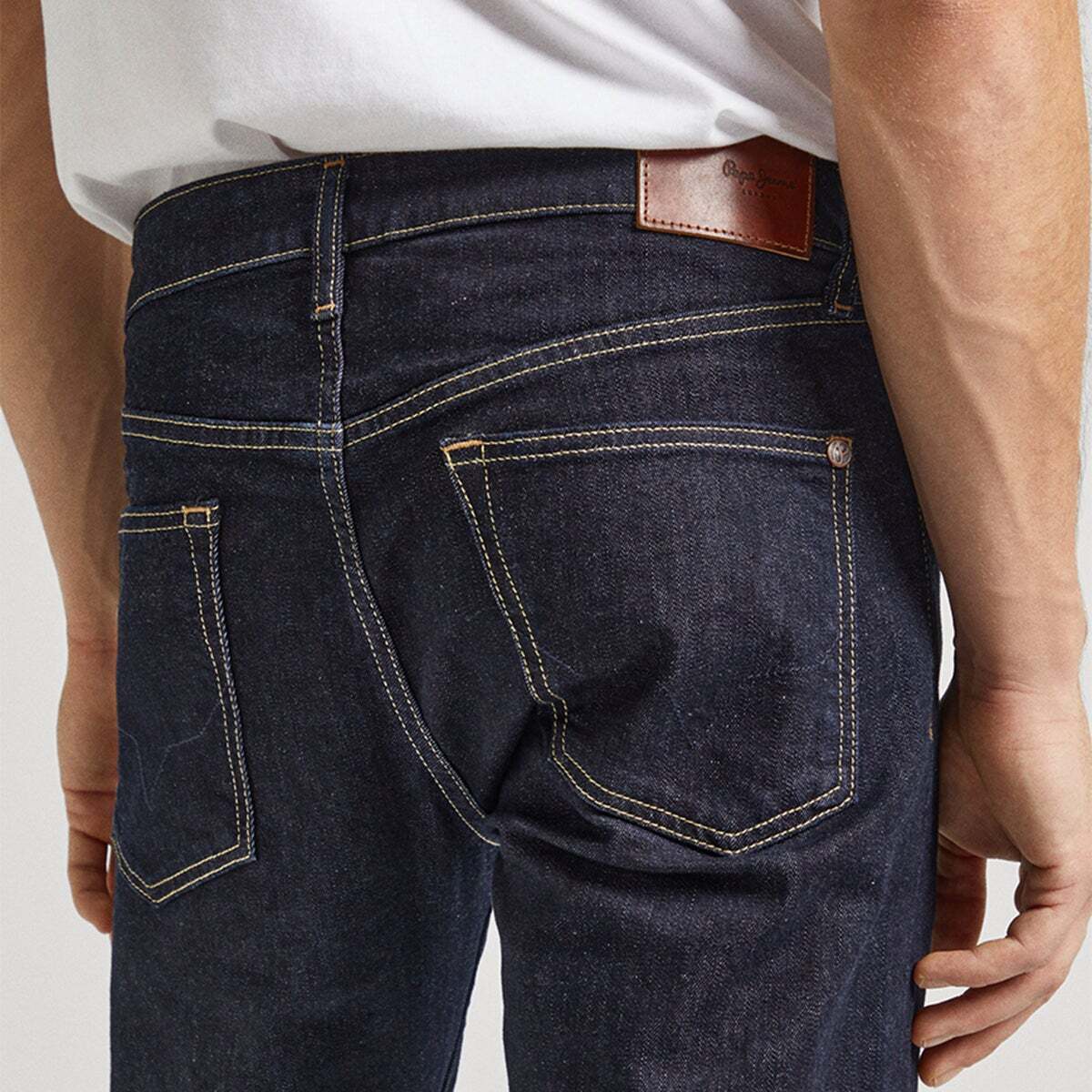 Jean Coupe Slim Taille Normale - Hatch rincer, PEPE JEANS
