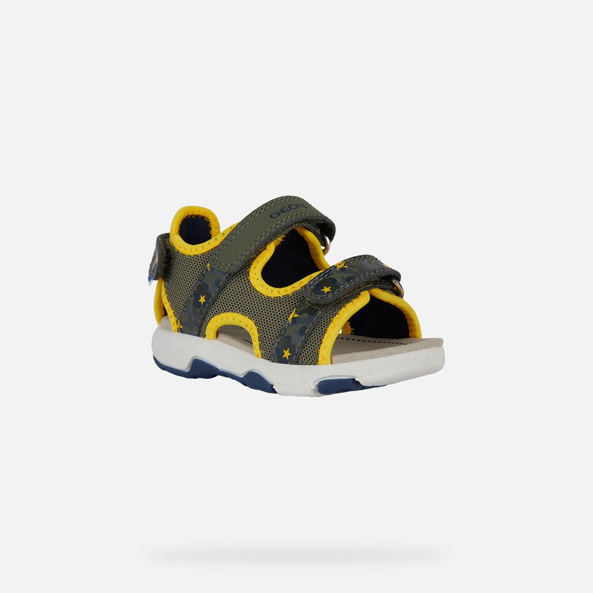 Sandales B SANDAL MULTY vert militaire/ocre, GEOX