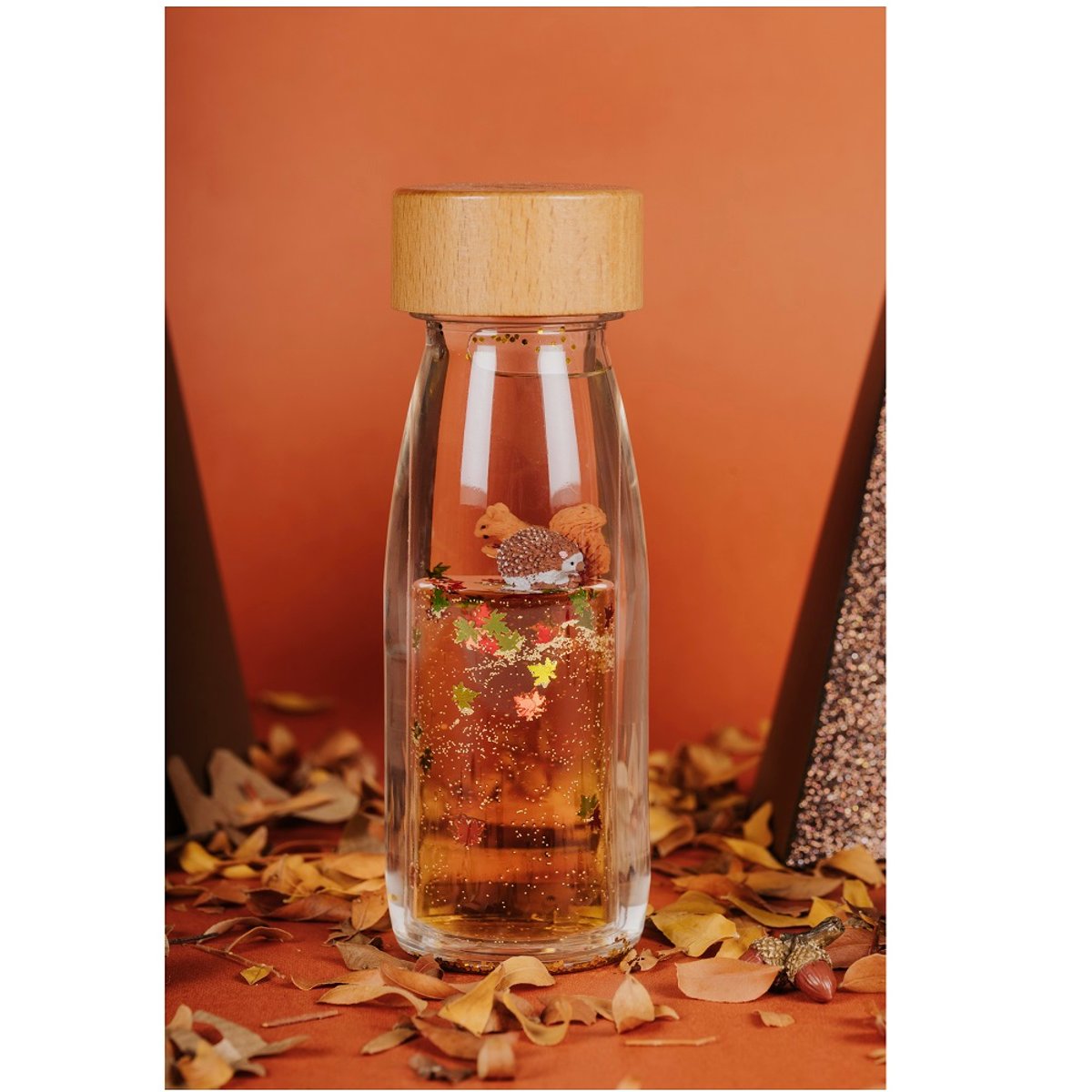 Bouteille sensorielle brun, PETIT BOUM