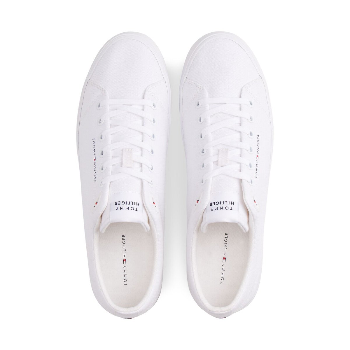 Baskets en canvas Harlem Core II blanc, TOMMY HILFIGER