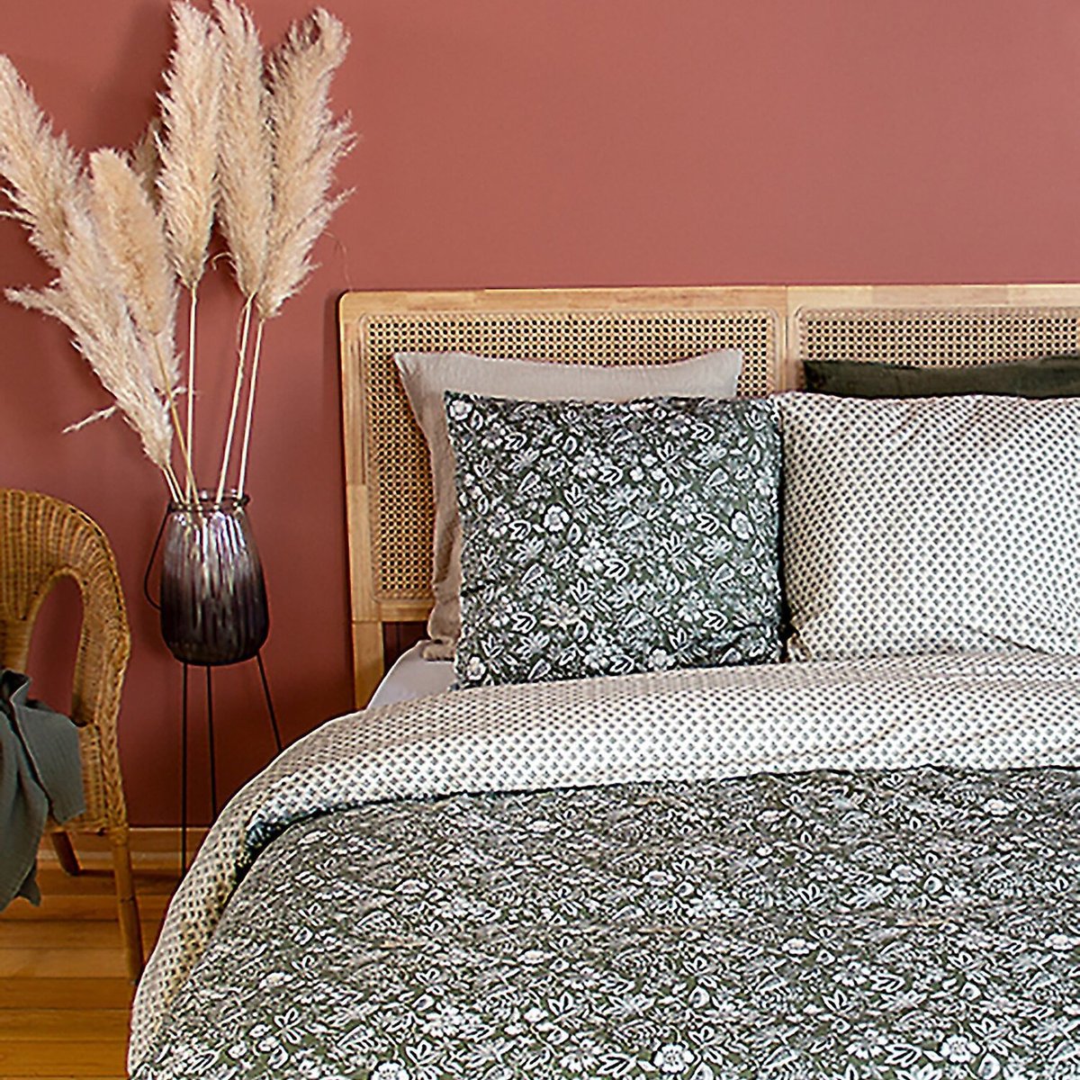 Parure housse de couette en microfibre imprimée, Indily imprime, C DESIGN HOME TEXTILE