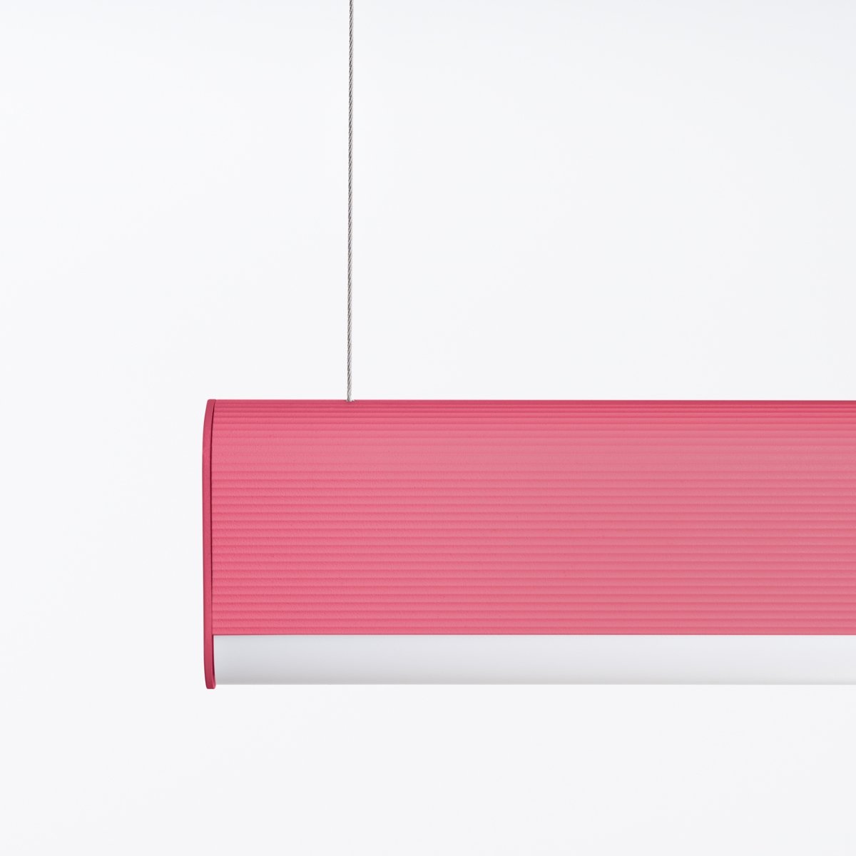 Suspension Aluminium Rose LED 1 Farge rose, EDEN