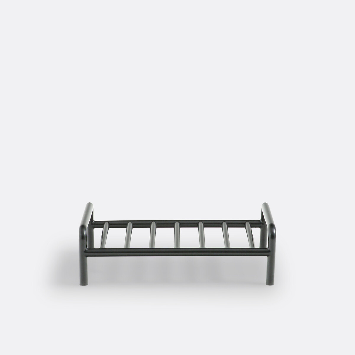 Tabouret/repose-pieds métal acier, Thomes rayé rouge/blanc, LA REDOUTE INTERIEURS