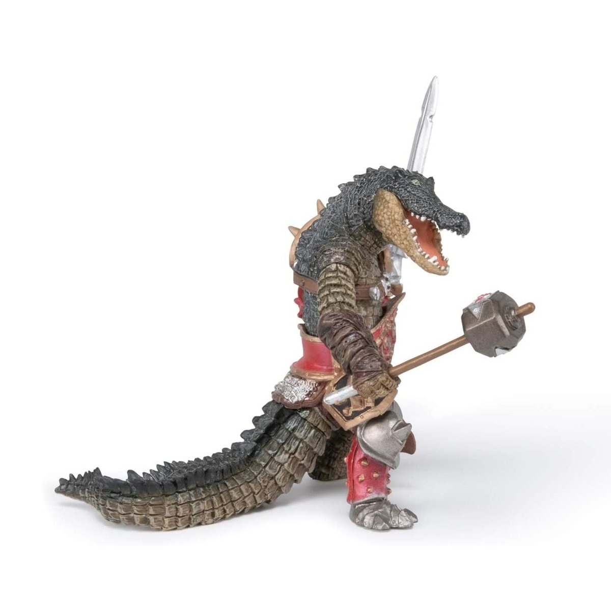 Figurine Mutant crocodile marron, PAPO