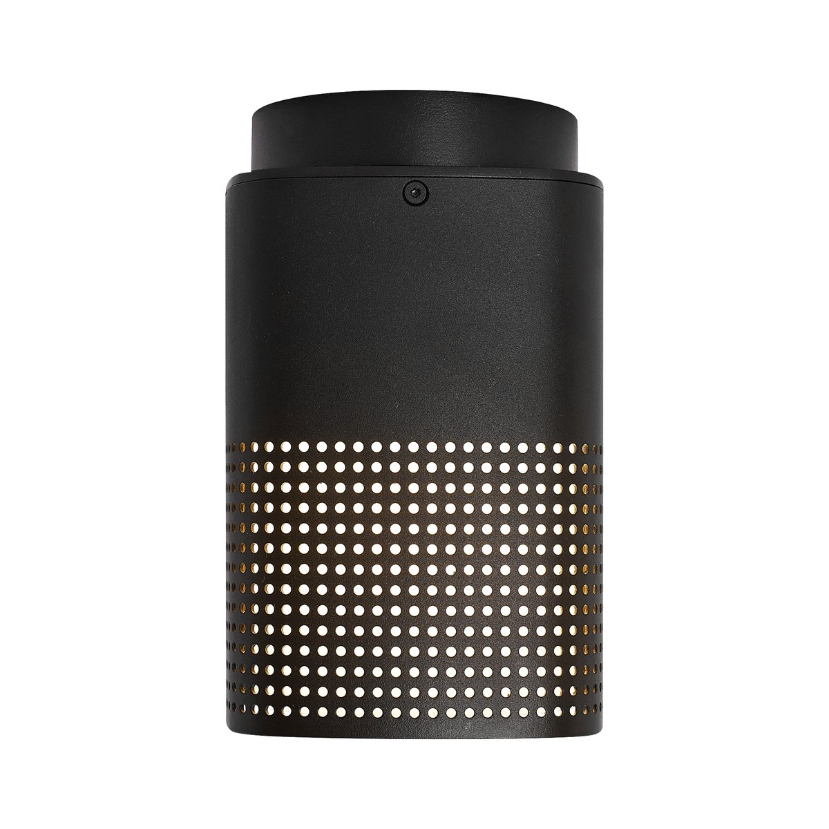 Plafonnier Carré et moderne pour l'exterieur en aluminium, SIDARA noir, NORDLUX